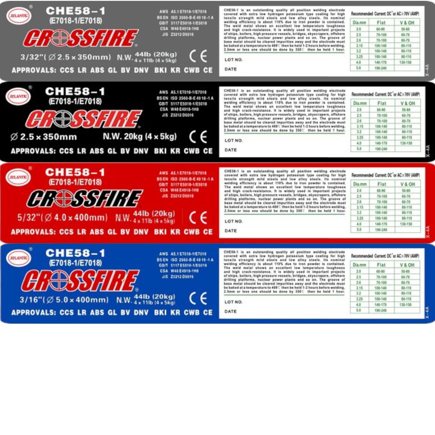 E7018 Mild Steel Electrodes
