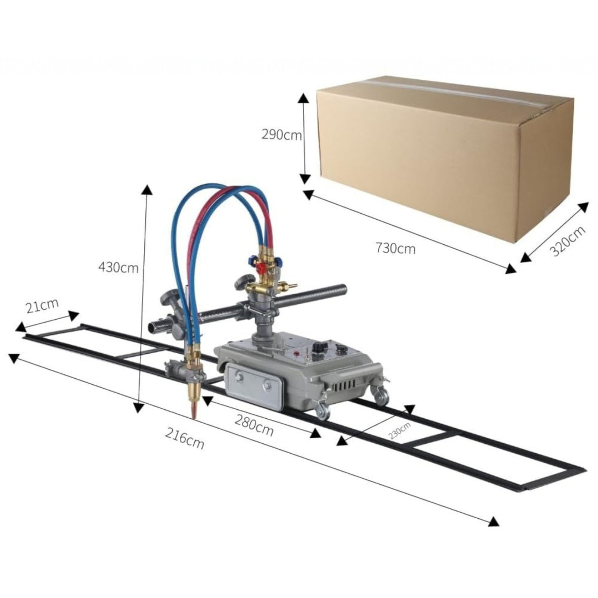Crossfire OXY-FUEL Track Cutter