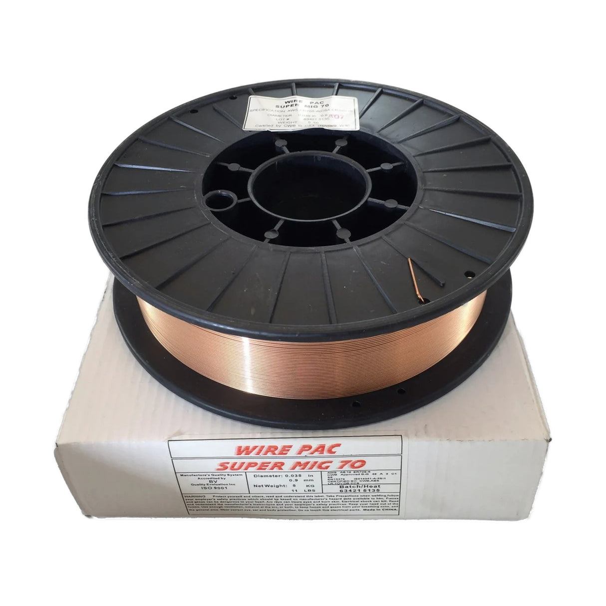 MIG welding wire - Crossfire Super MIG 70 -Front facing view